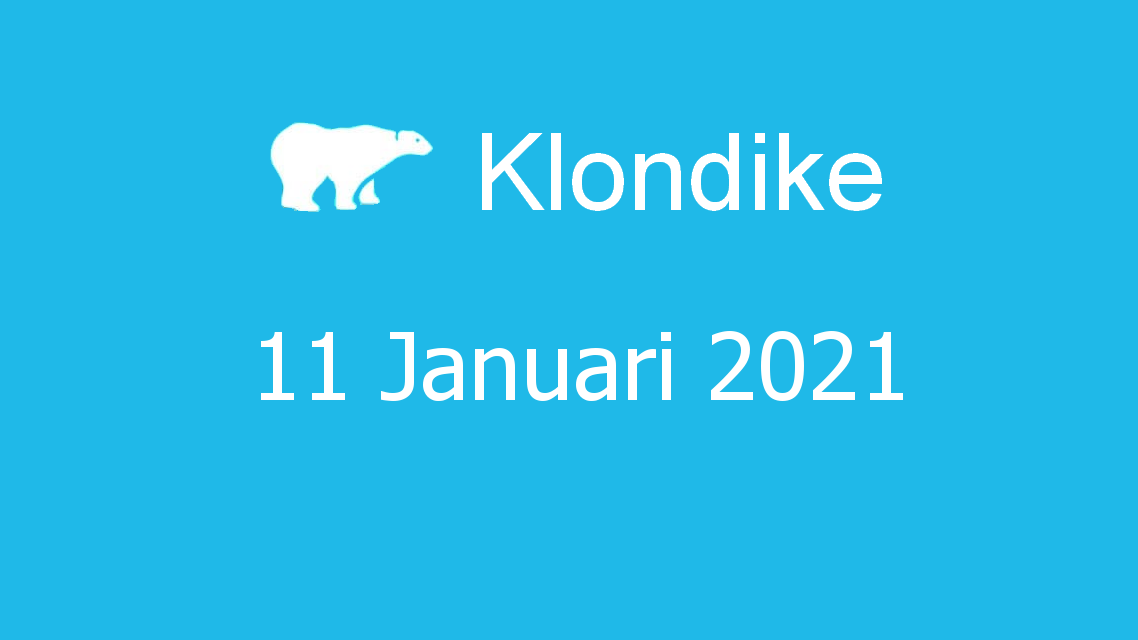 Microsoft solitaire collection - klondike - 11 januari 2021