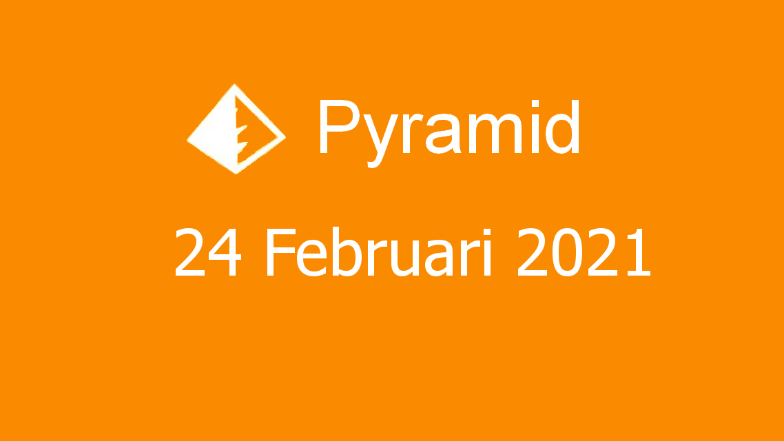 Microsoft solitaire collection - pyramid - 24 februari 2021