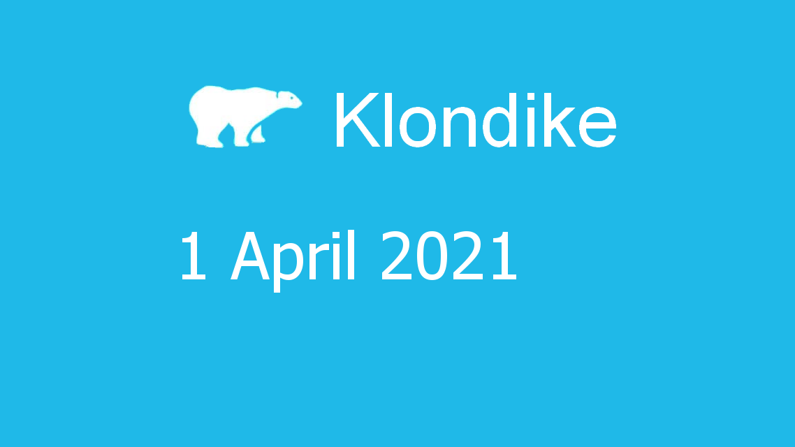 Microsoft solitaire collection - klondike - 01 april 2021