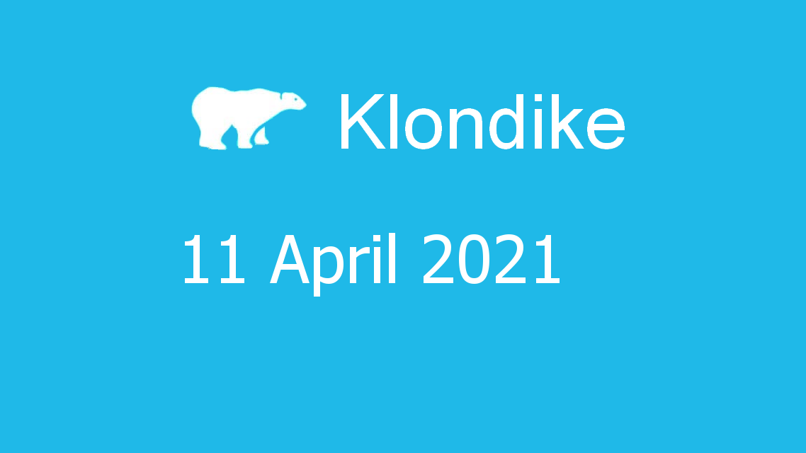 Microsoft solitaire collection - klondike - 11 april 2021