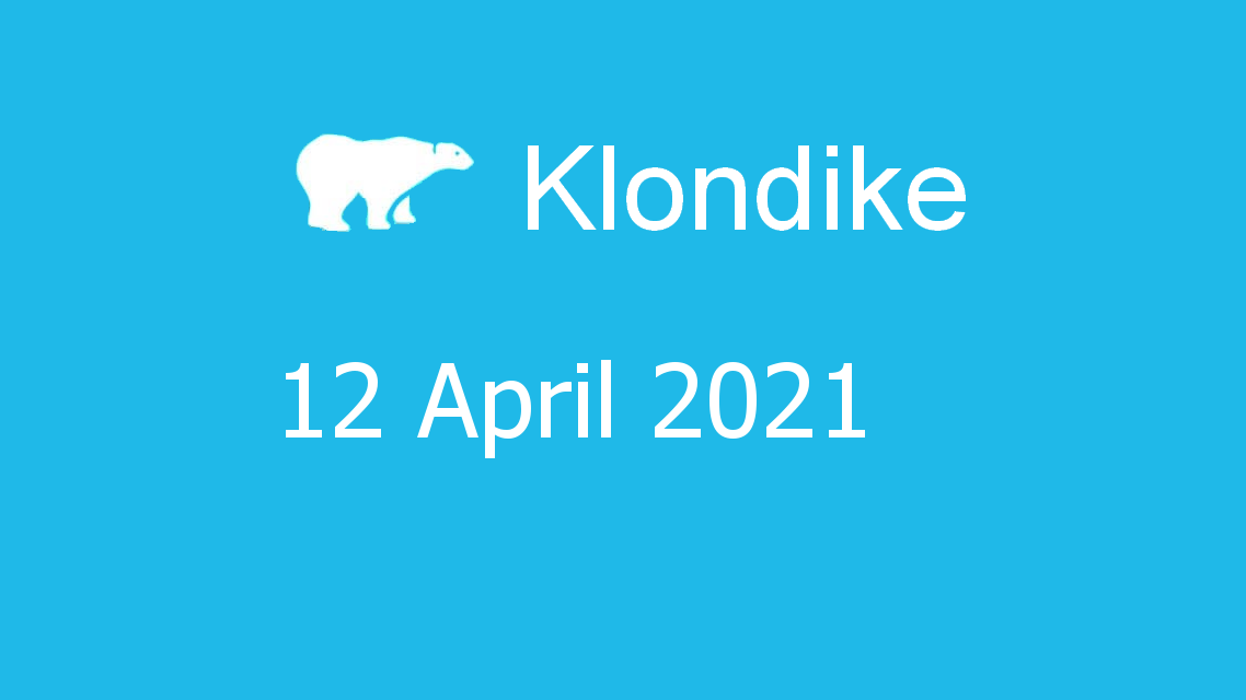 Microsoft solitaire collection - klondike - 12 april 2021