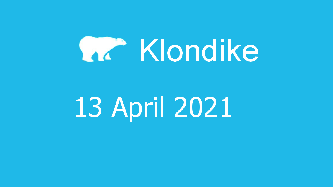 Microsoft solitaire collection - klondike - 13 april 2021