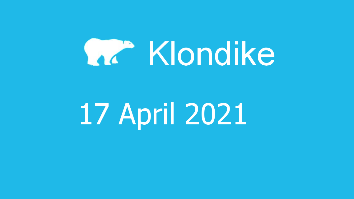 Microsoft solitaire collection - klondike - 17 april 2021