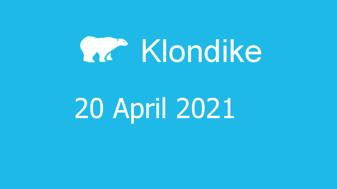 Microsoft solitaire collection - klondike - 20 april 2021