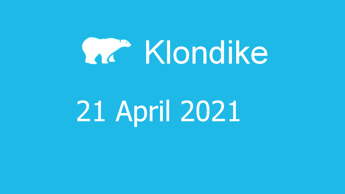 Microsoft solitaire collection - klondike - 21 april 2021
