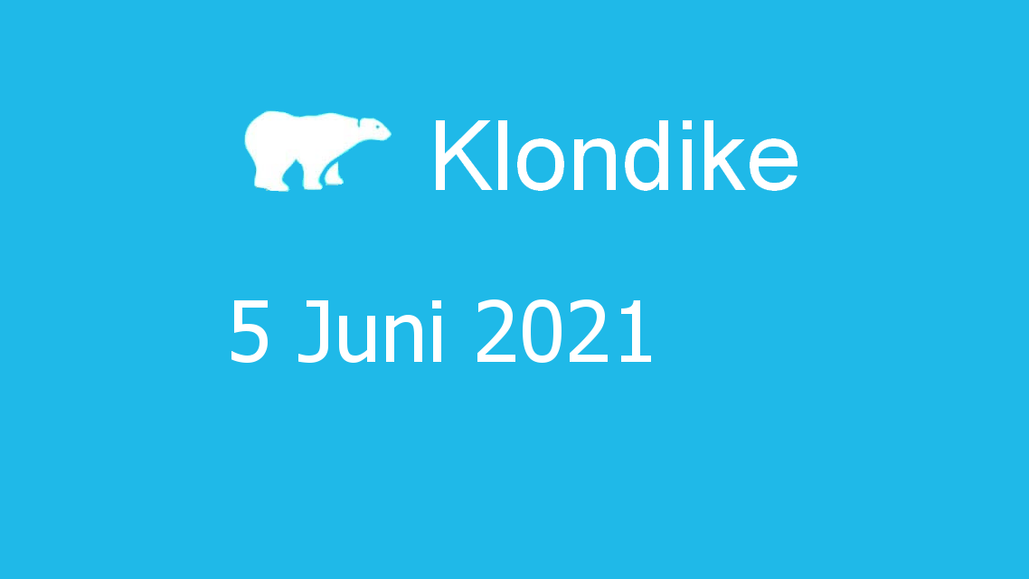 Microsoft solitaire collection - klondike - 05 juni 2021