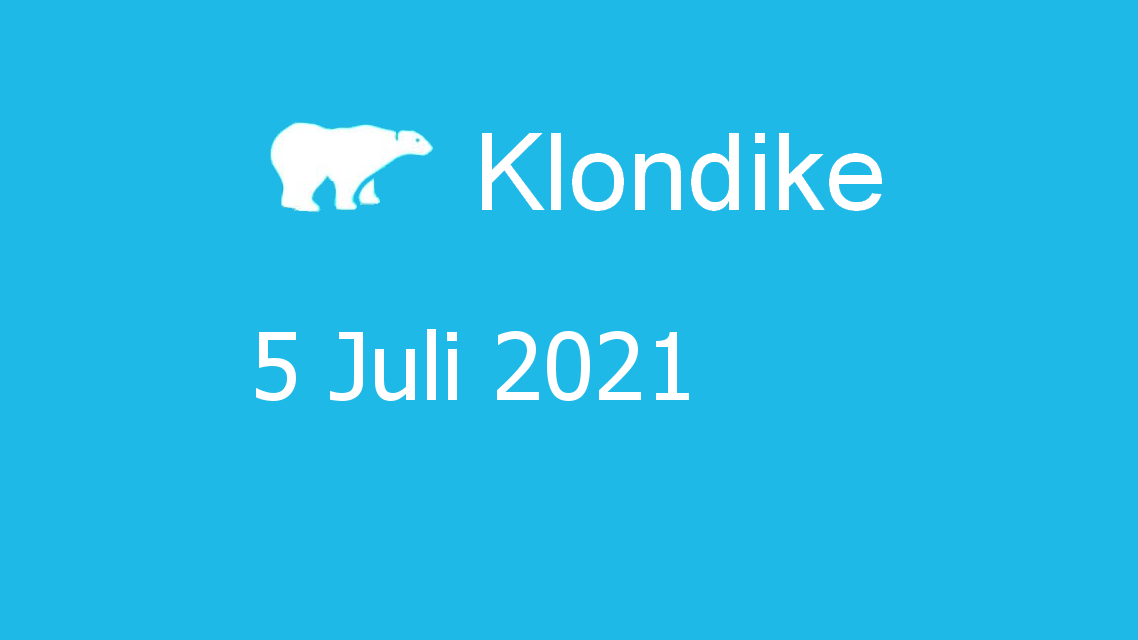 Microsoft solitaire collection - klondike - 05 juli 2021