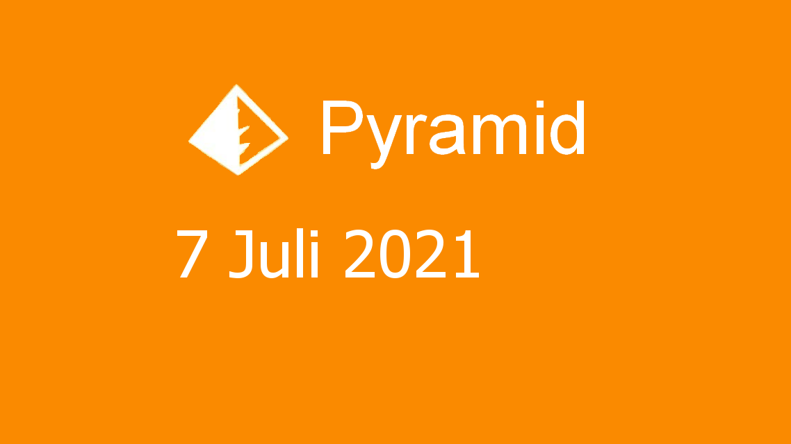 Microsoft solitaire collection - pyramid - 07 juli 2021