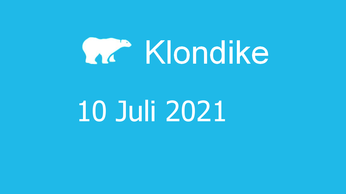 Microsoft solitaire collection - klondike - 10 juli 2021