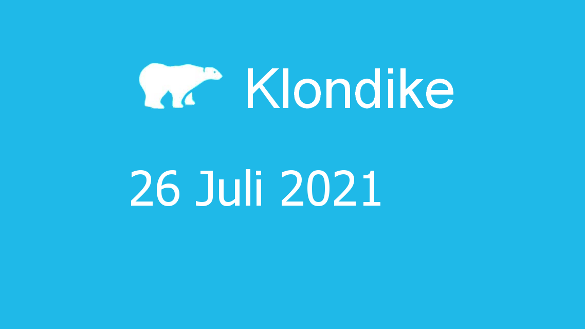 Microsoft solitaire collection - klondike - 26 juli 2021