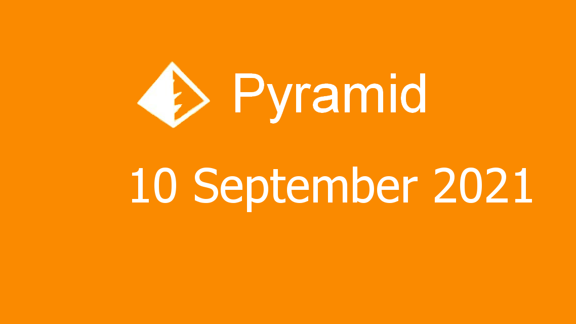 Microsoft solitaire collection - pyramid - 10 september 2021