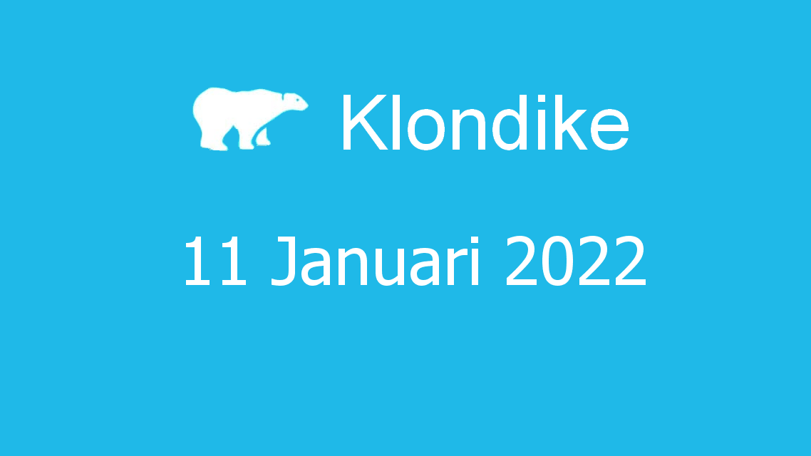 Microsoft solitaire collection - klondike - 11 januari 2022