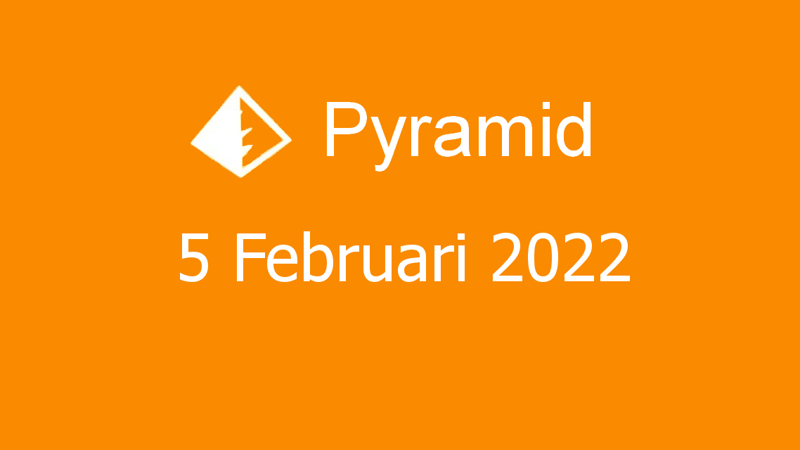 Microsoft solitaire collection - pyramid - 05 februari 2022