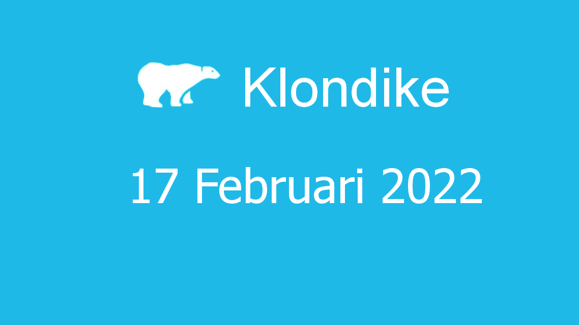 Microsoft solitaire collection - klondike - 17 februari 2022