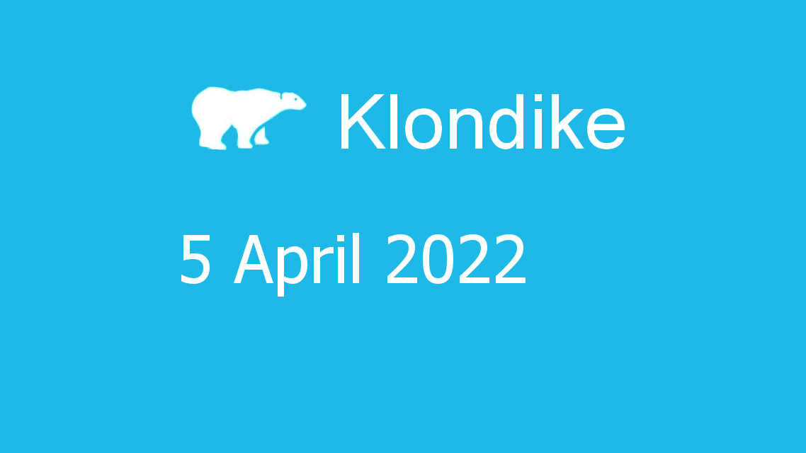Microsoft solitaire collection - klondike - 05 april 2022