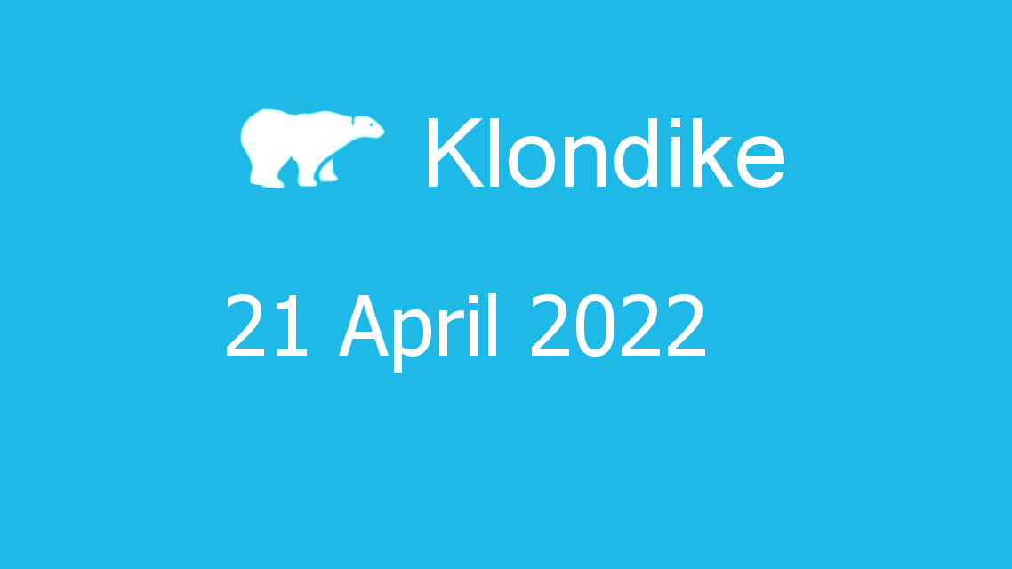 Microsoft solitaire collection - klondike - 21 april 2022