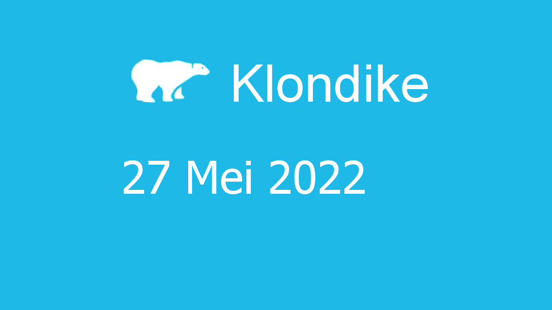 Microsoft solitaire collection - klondike - 27 mei 2022