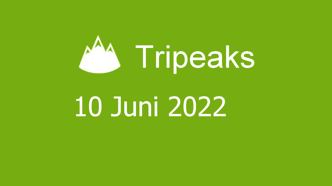 Microsoft solitaire collection - tripeaks - 10 juni 2022