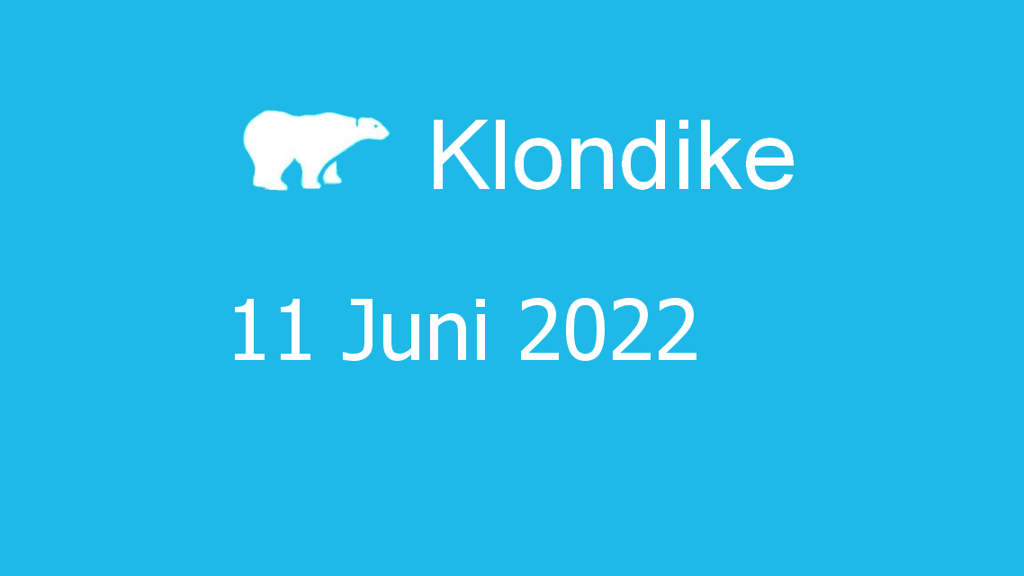 Microsoft solitaire collection - klondike - 11 juni 2022