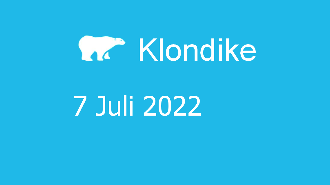 Microsoft solitaire collection - klondike - 07 juli 2022