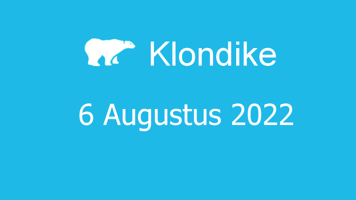 Microsoft solitaire collection - klondike - 06 augustus 2022