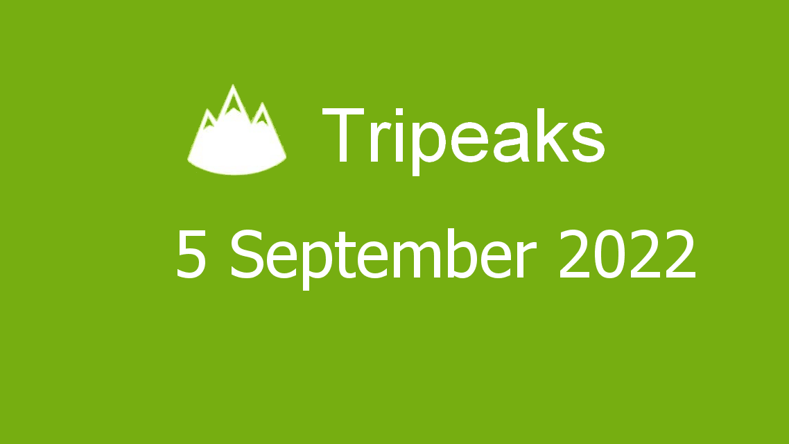 Microsoft solitaire collection - tripeaks - 05 september 2022