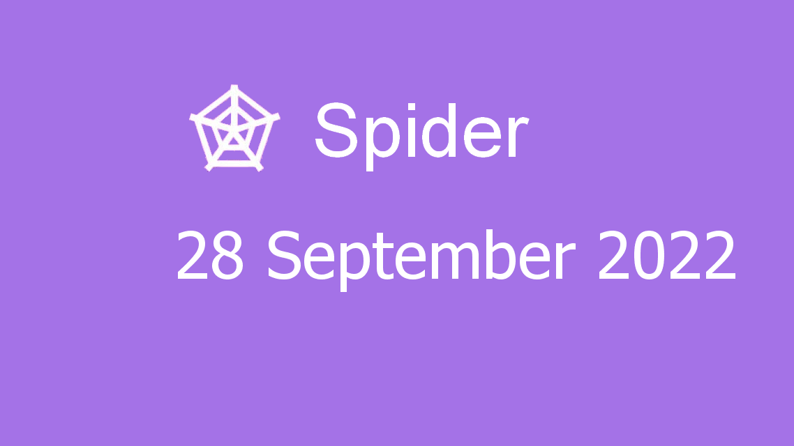 Microsoft solitaire collection - spider - 28 september 2022