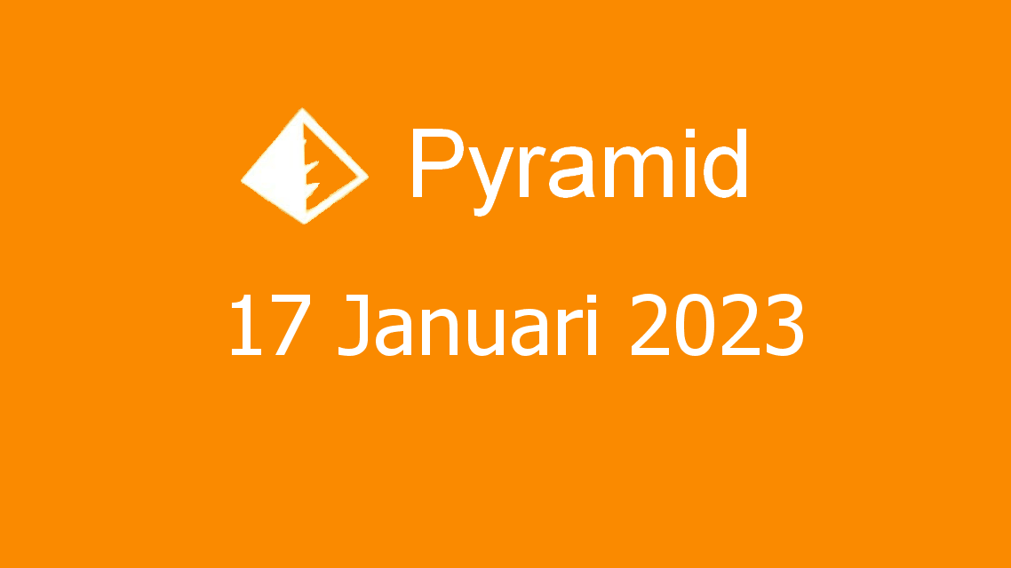 Microsoft solitaire collection - pyramid - 17 januari 2023