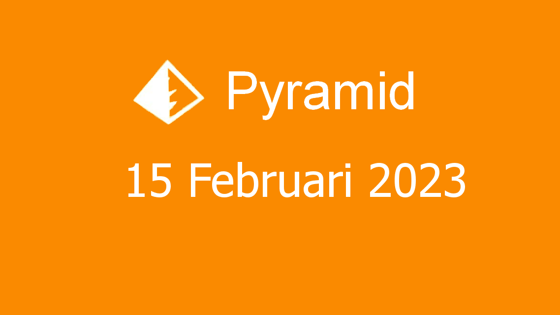 Microsoft solitaire collection - pyramid - 15 februari 2023