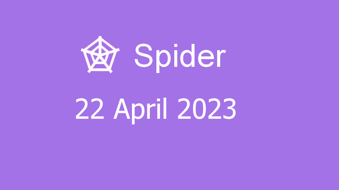Microsoft solitaire collection - spider - 22 april 2023
