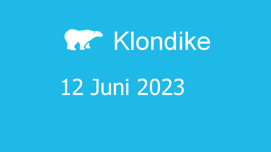 Microsoft solitaire collection - klondike - 12 juni 2023
