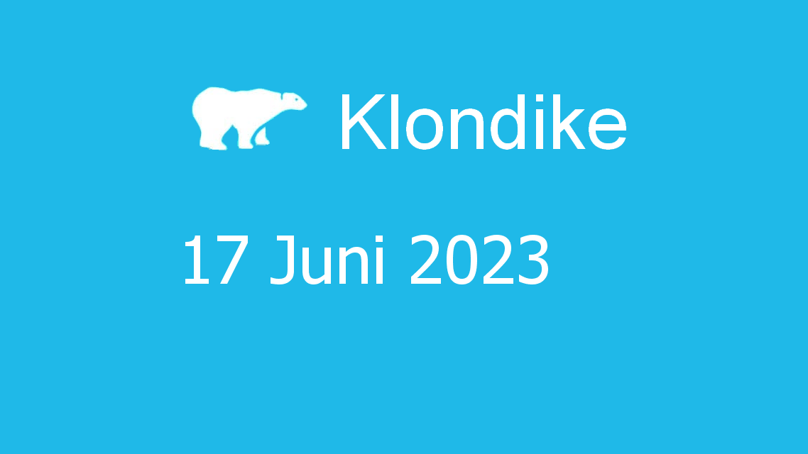 Microsoft solitaire collection - klondike - 17 juni 2023