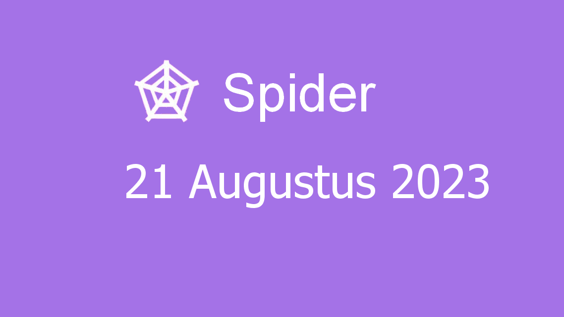 Microsoft solitaire collection - spider - 21 augustus 2023
