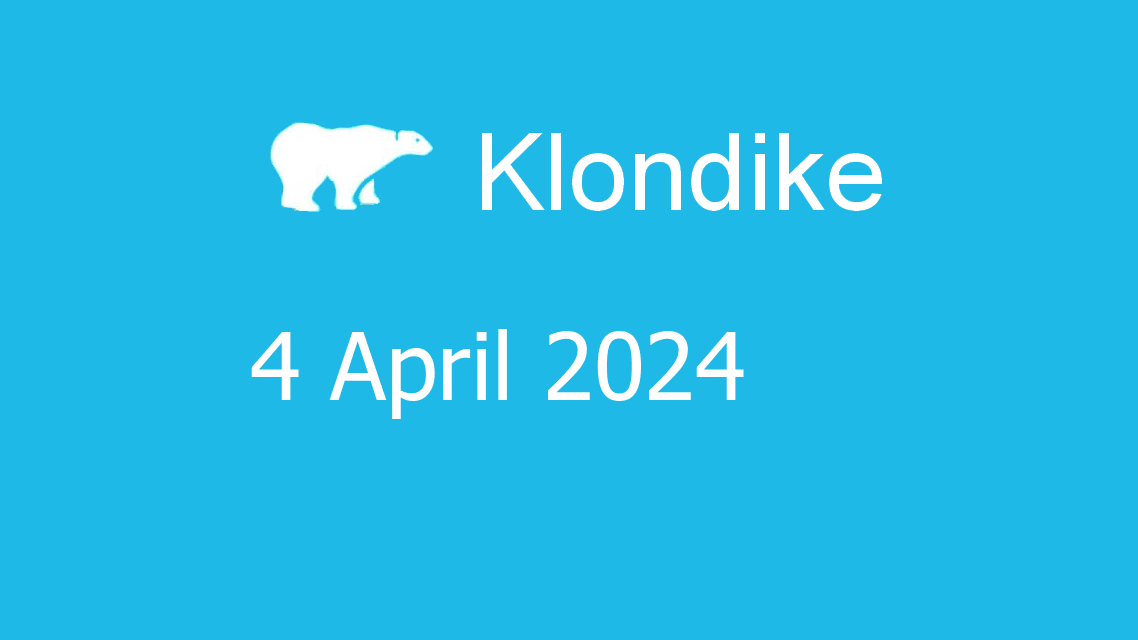 Microsoft solitaire collection - klondike - 04 april 2024