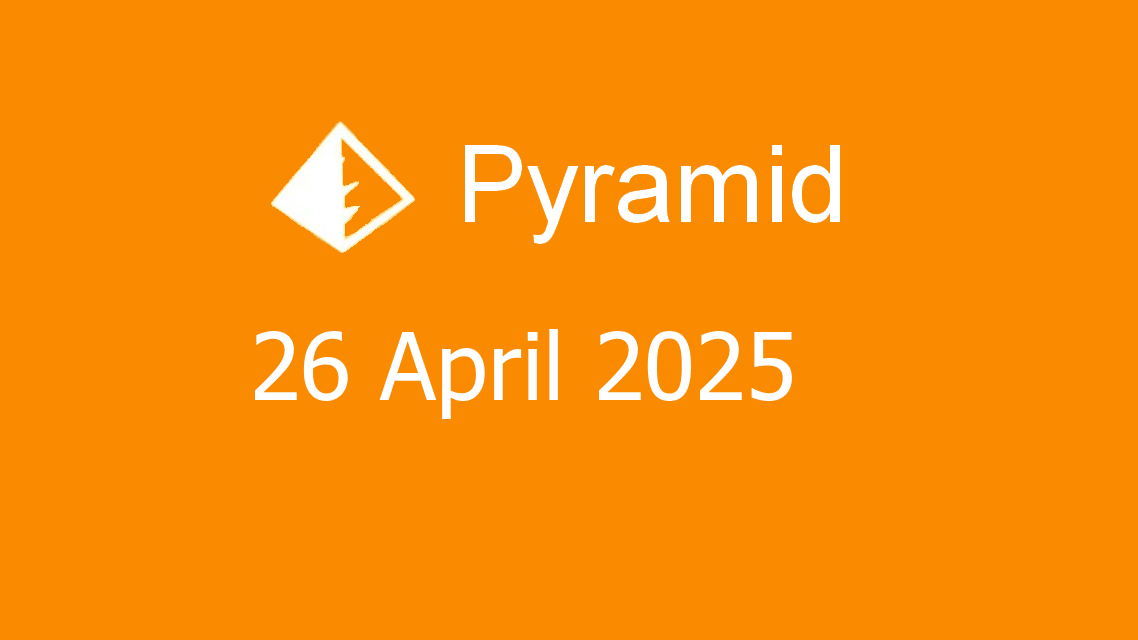 Microsoft solitaire collection - pyramid - 26 april 2025