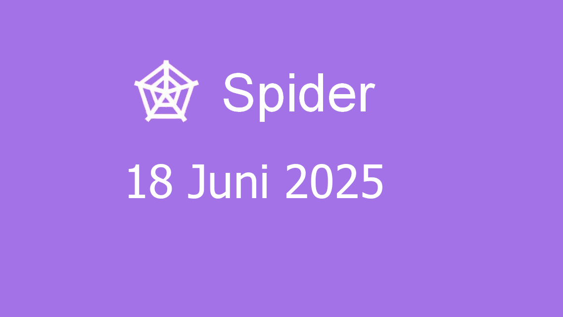 Microsoft solitaire collection - spider - 18 juni 2025