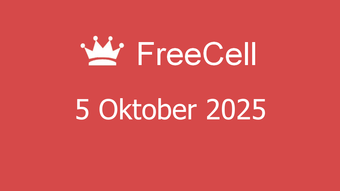 Microsoft solitaire collection - freecell - 05 oktober 2025