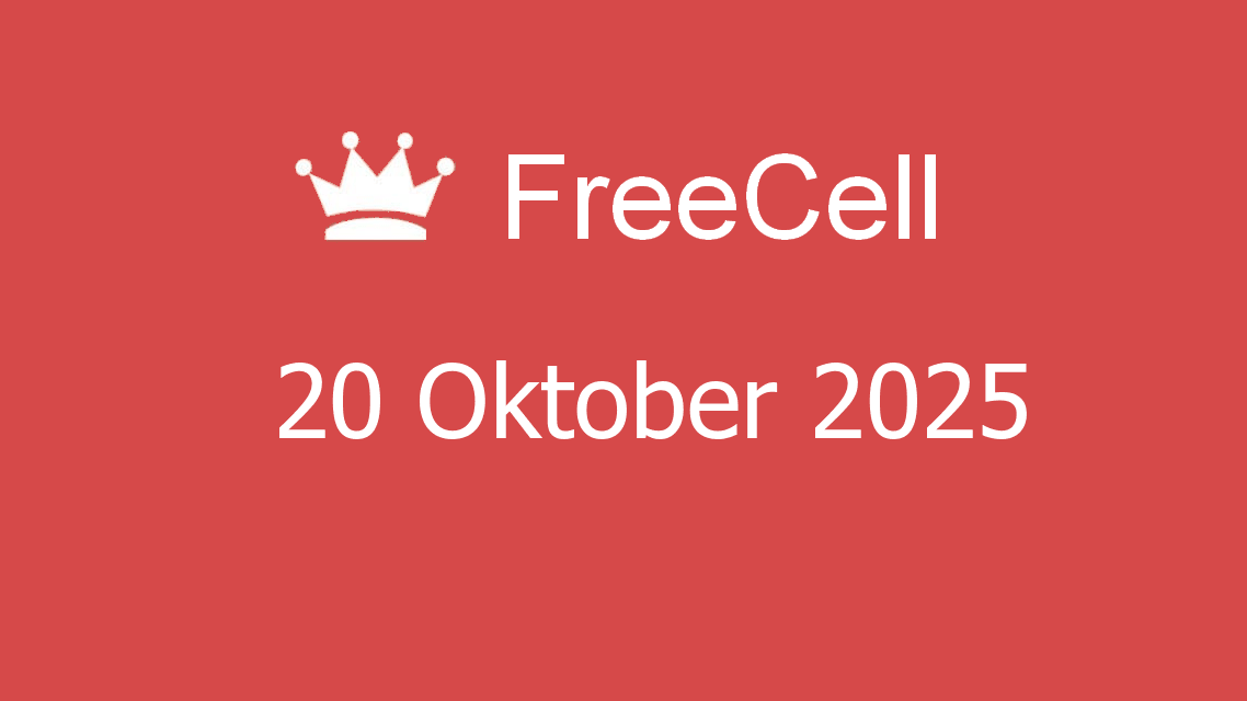 Microsoft solitaire collection - freecell - 20 oktober 2025