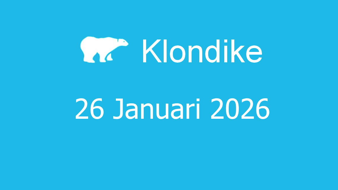 Microsoft solitaire collection - klondike - 26 januari 2026